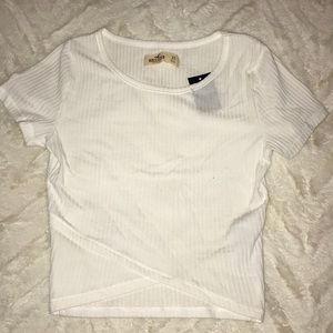 Hollister White Crop Top
